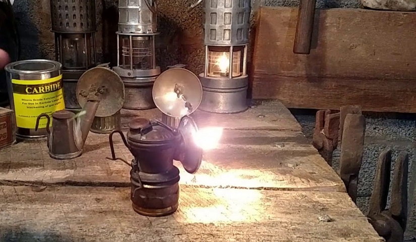 Carbide lamps, or acetylene gas lamps used to illuminate buildings, as lighthouse beacons, and as headlights on motor-cars and bicycles post thumbnail image